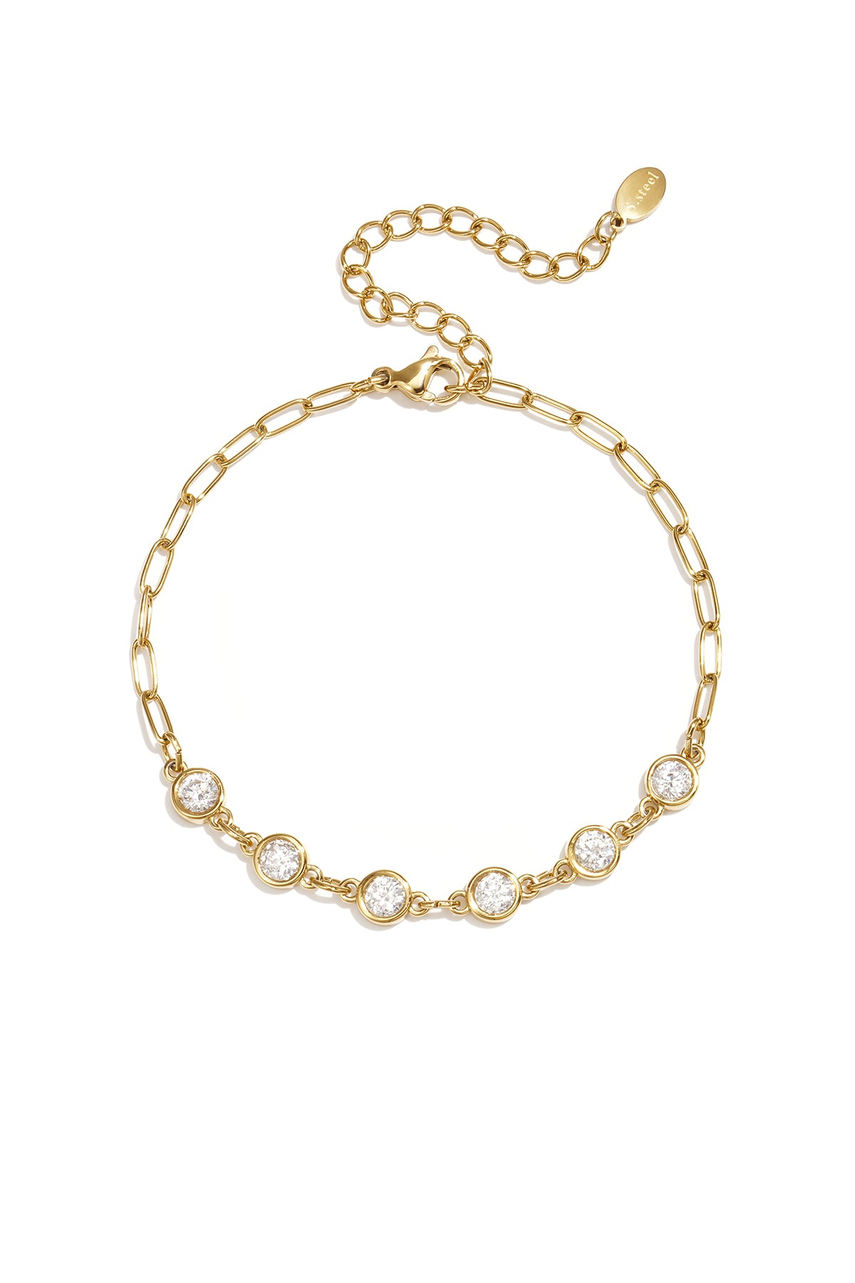 Zircon Link Bracelet — productfoto 1