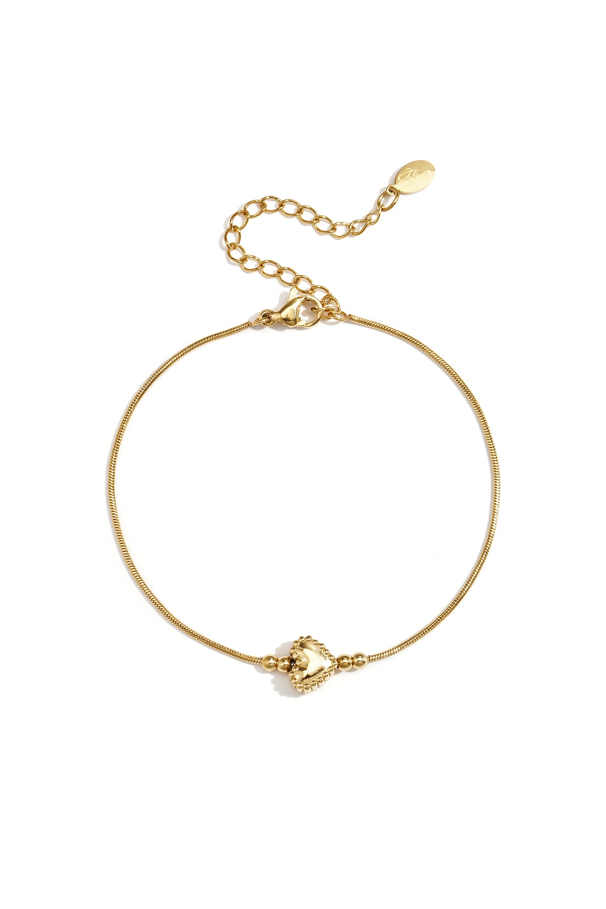 Heart Charm Bracelet — productfoto 1