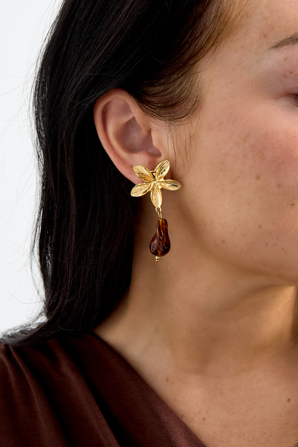 
Floral Drop Earrings
