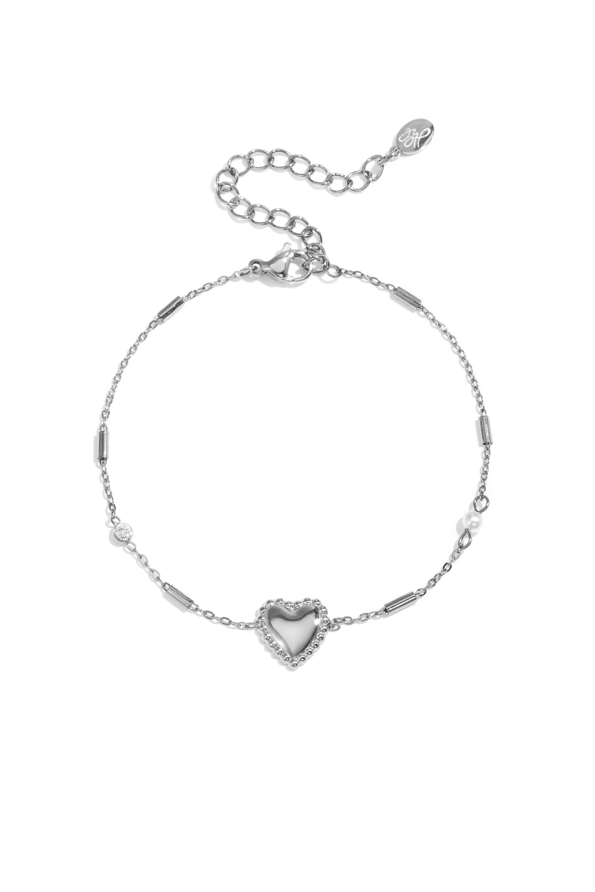 Zircon Heart Bracelet — productfoto 3