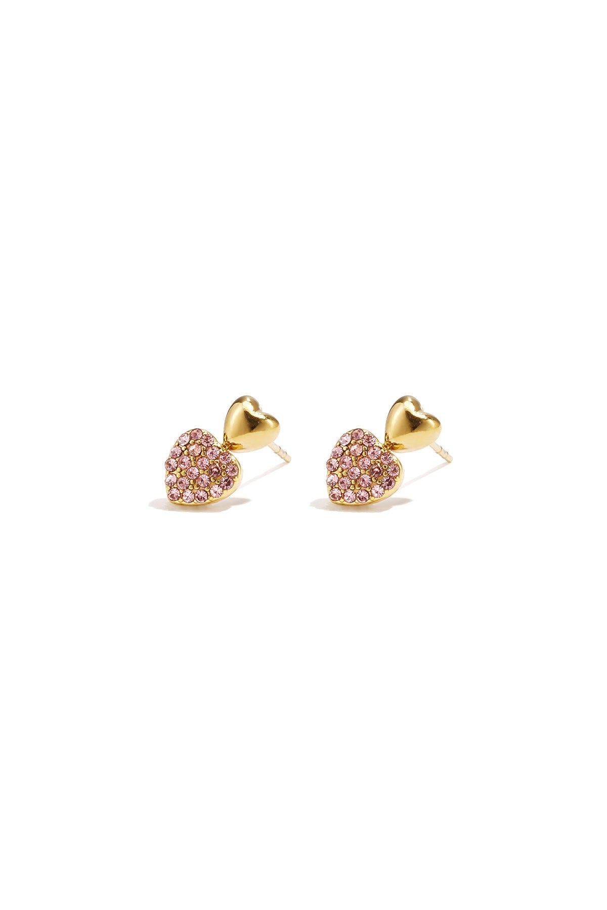 Heart Crystal Studs — productfoto 3