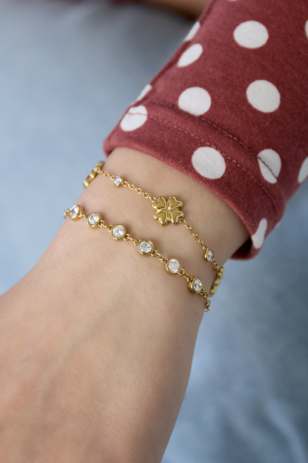 
Zircon Link Bracelet