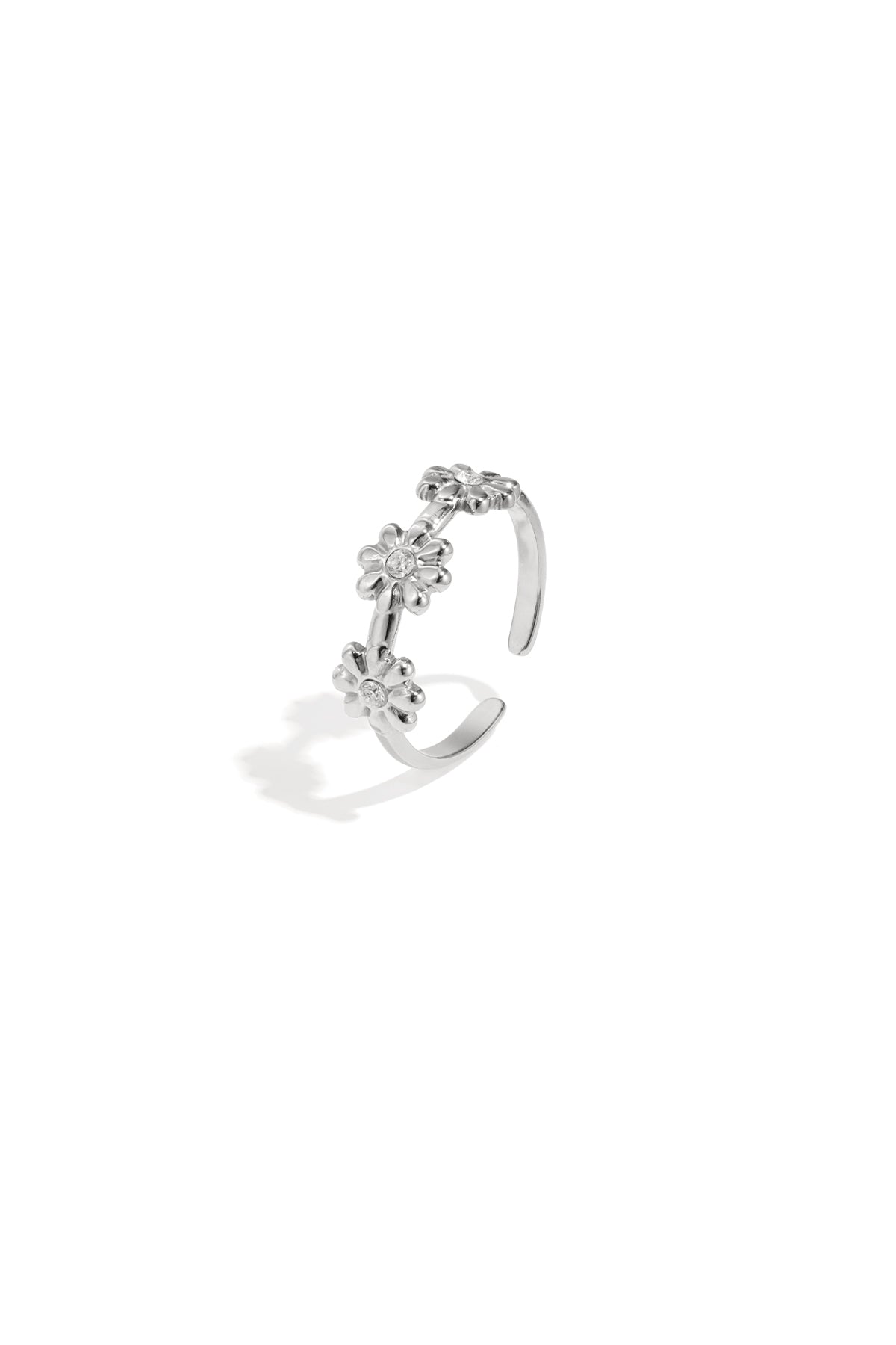 Floral Crystal Ring — productfoto 3