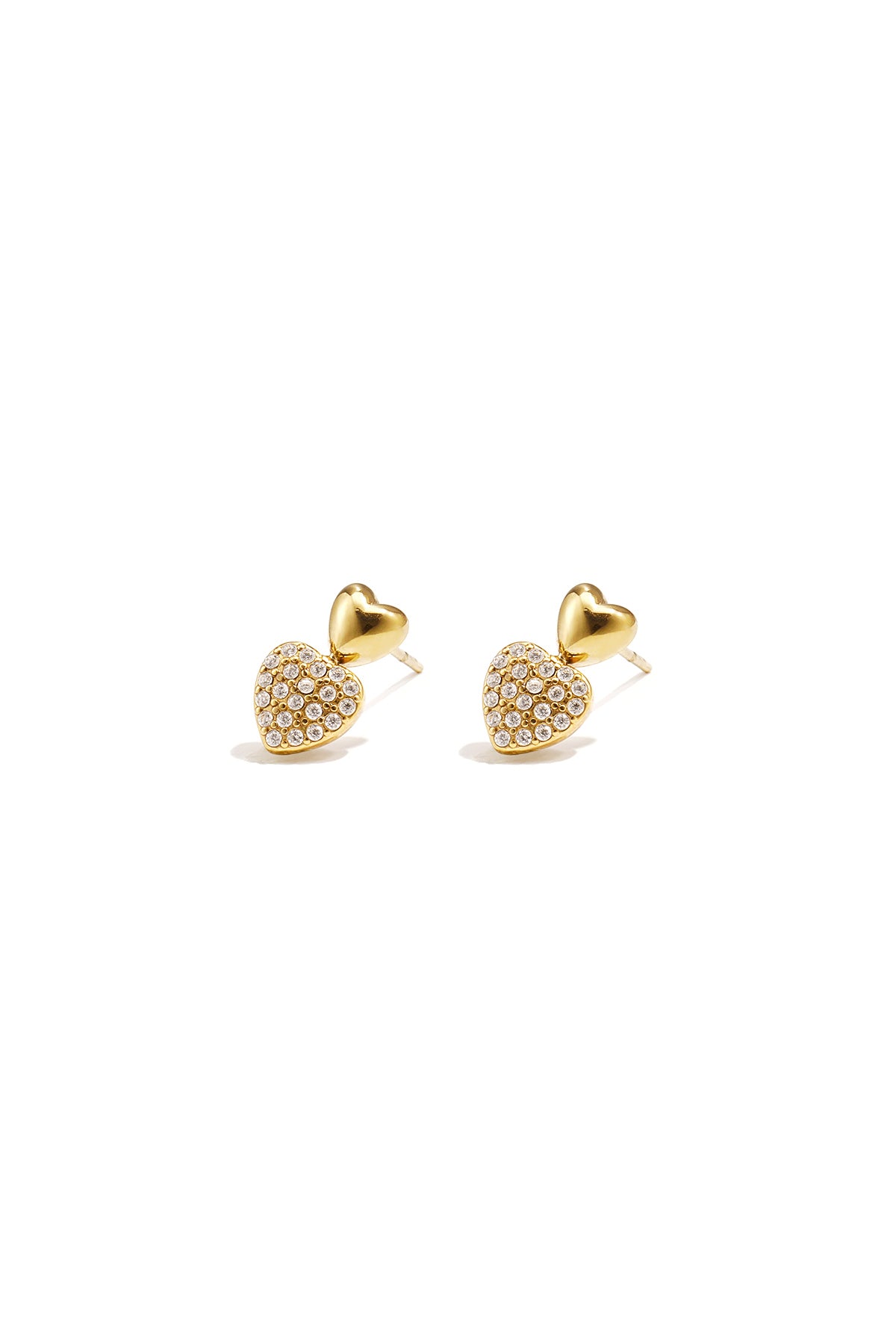 Heart Crystal Studs — productfoto 1