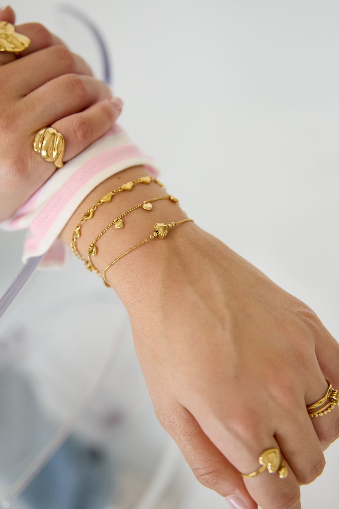 Heart Charm Bracelet — productfoto 2