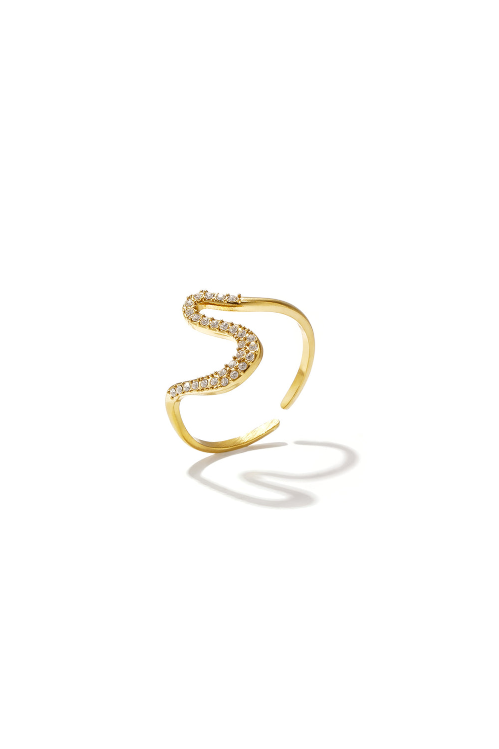 
Linear Rhinestone Ring