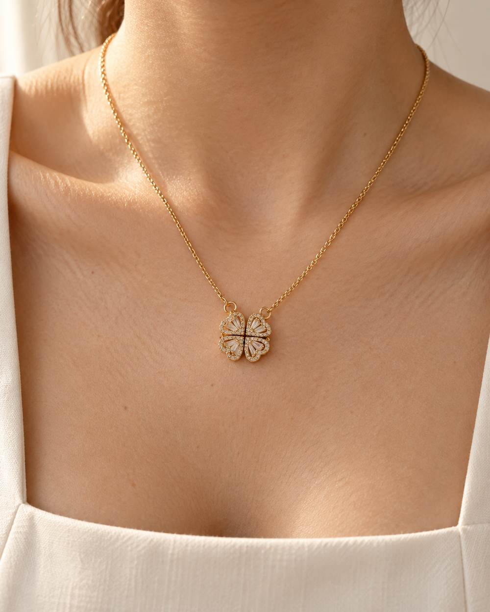 
Fortuna Clover Necklace