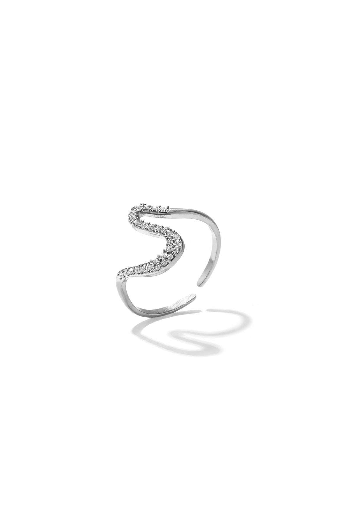 Linear Rhinestone Ring — productfoto 3