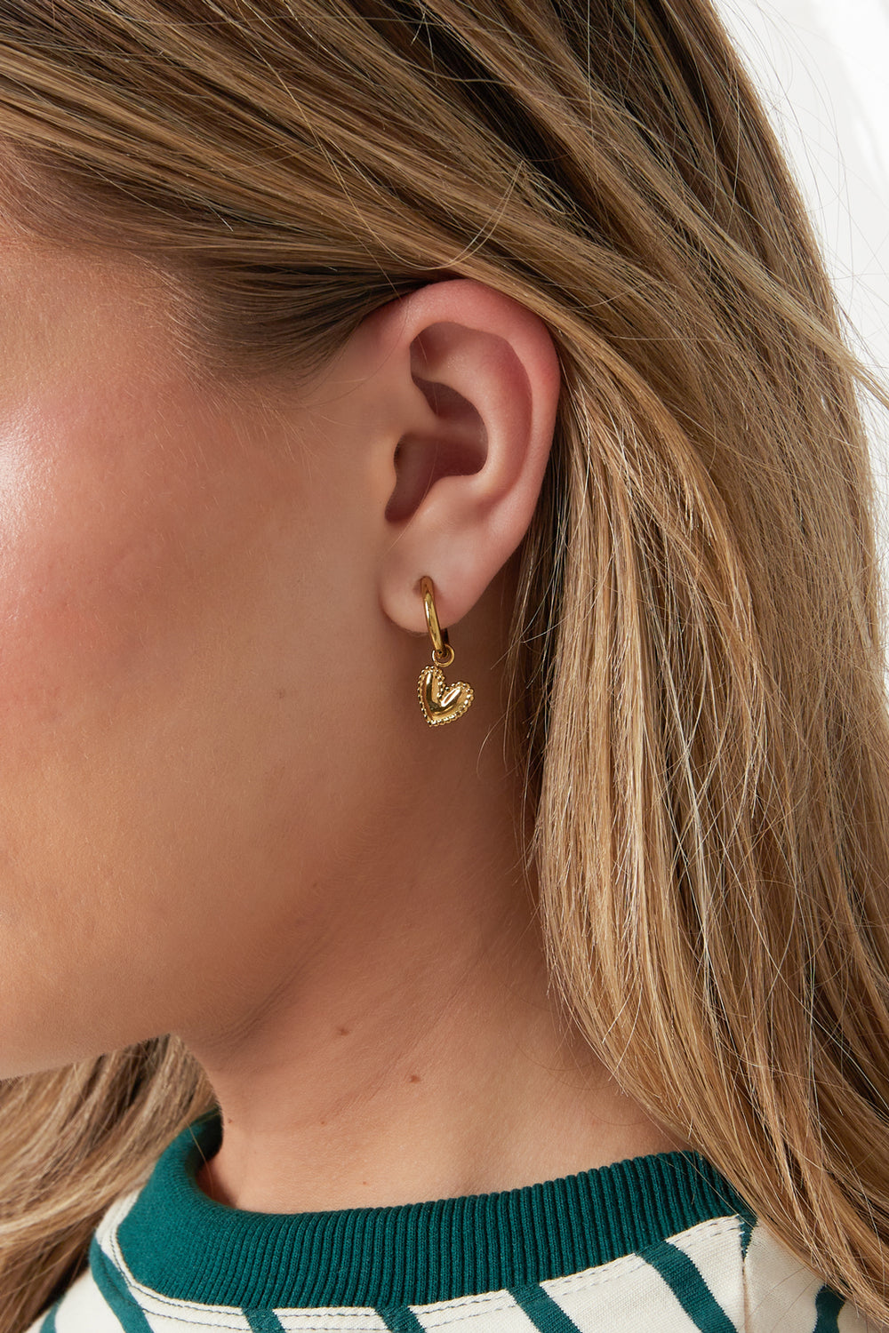 
Heart Drop Earrings