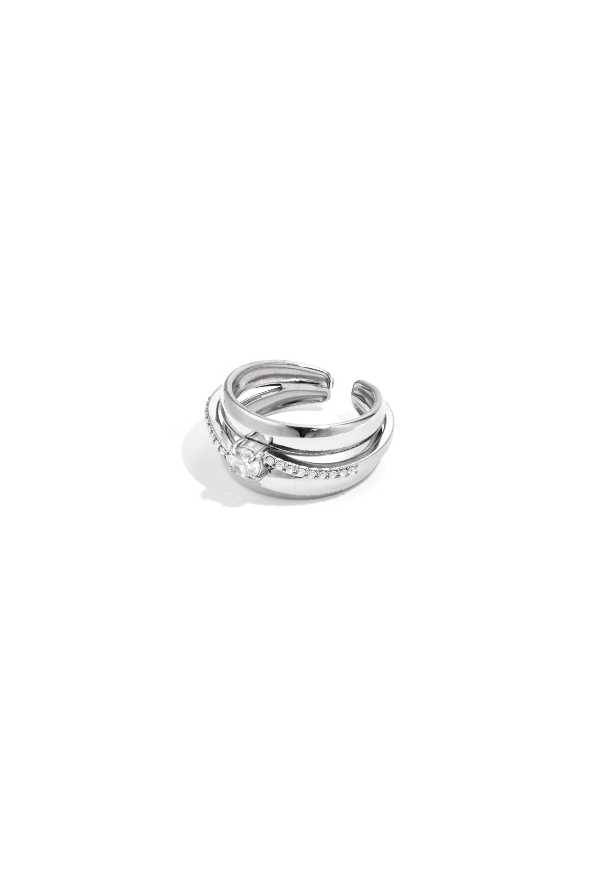Layered Crystal Ring — productfoto 3