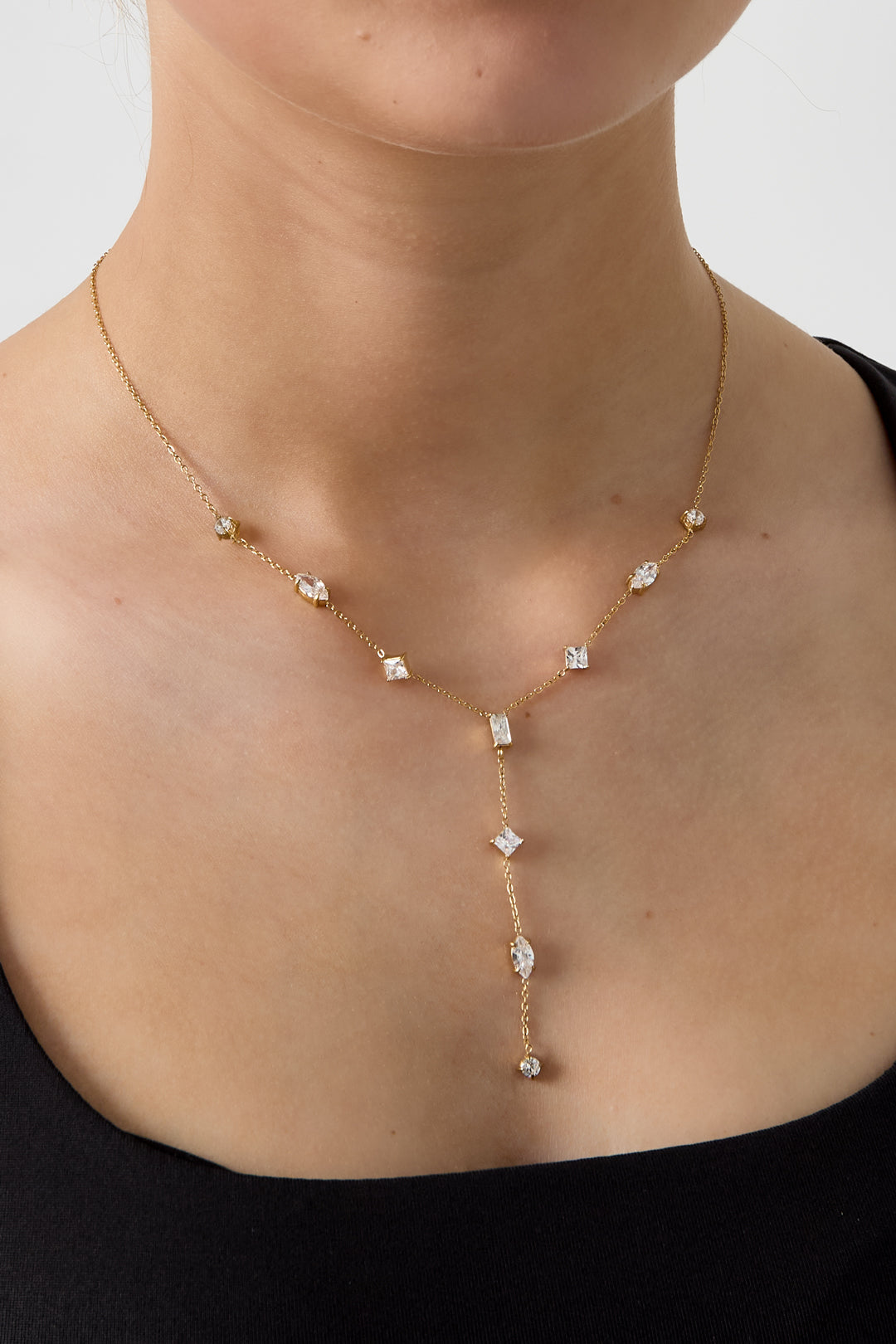Crystal Y-Necklace — productfoto 4