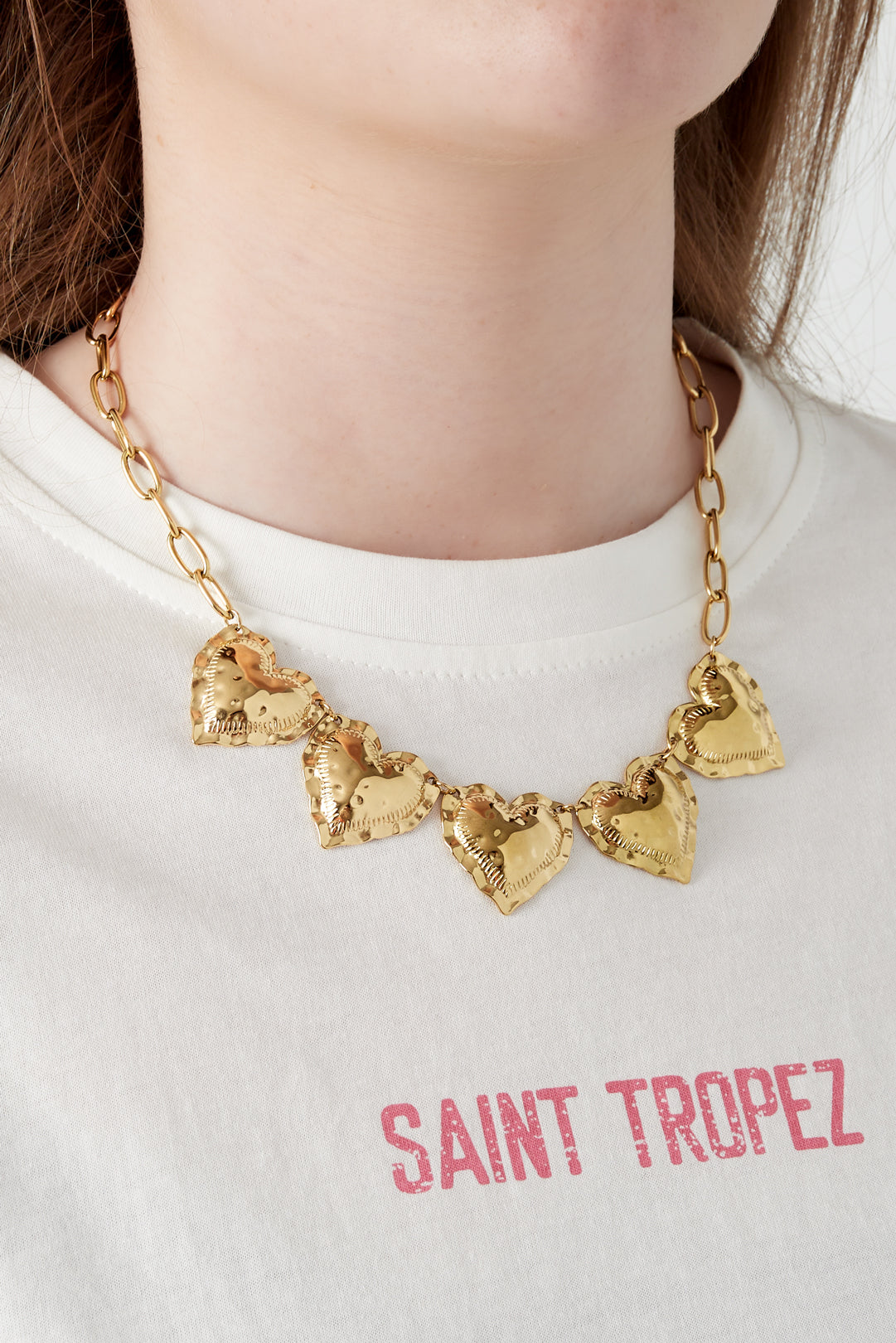 Five Heart Necklace — productfoto 2