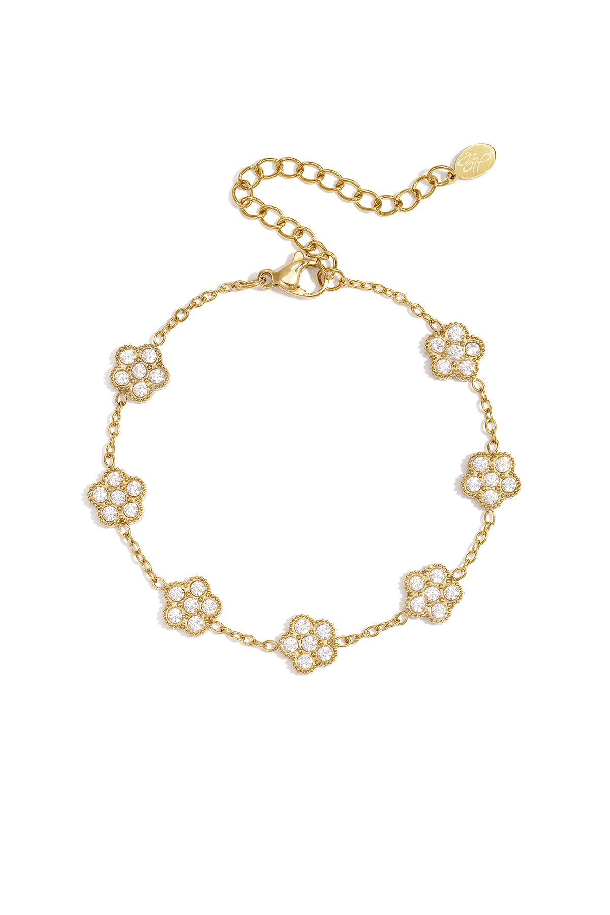 Floral Zircon Bracelet — productfoto 1